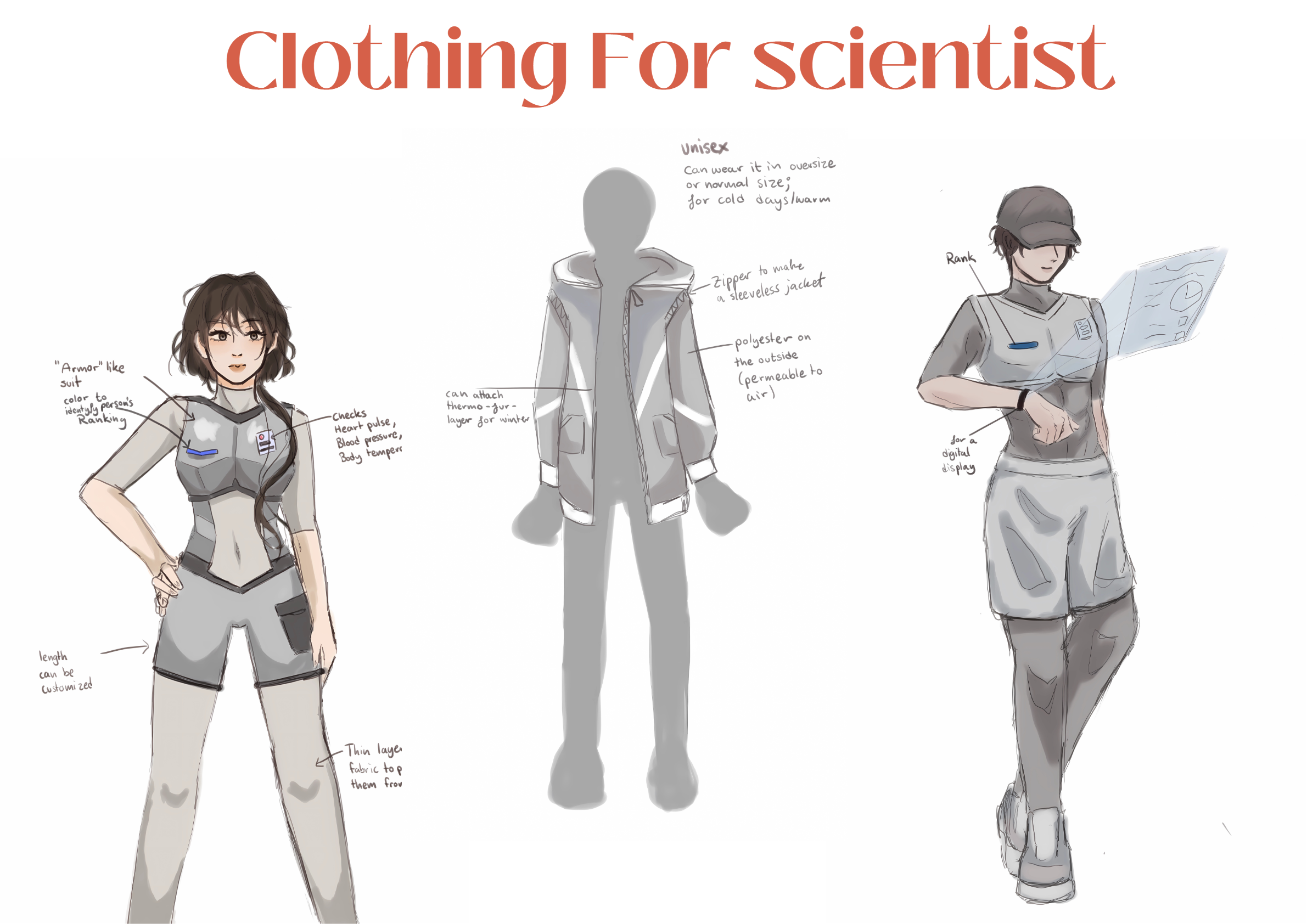 EclipNex scientist space suit design by Golam Sayon Ahamed — character design for the brand world, merging scientific utility with visual identity