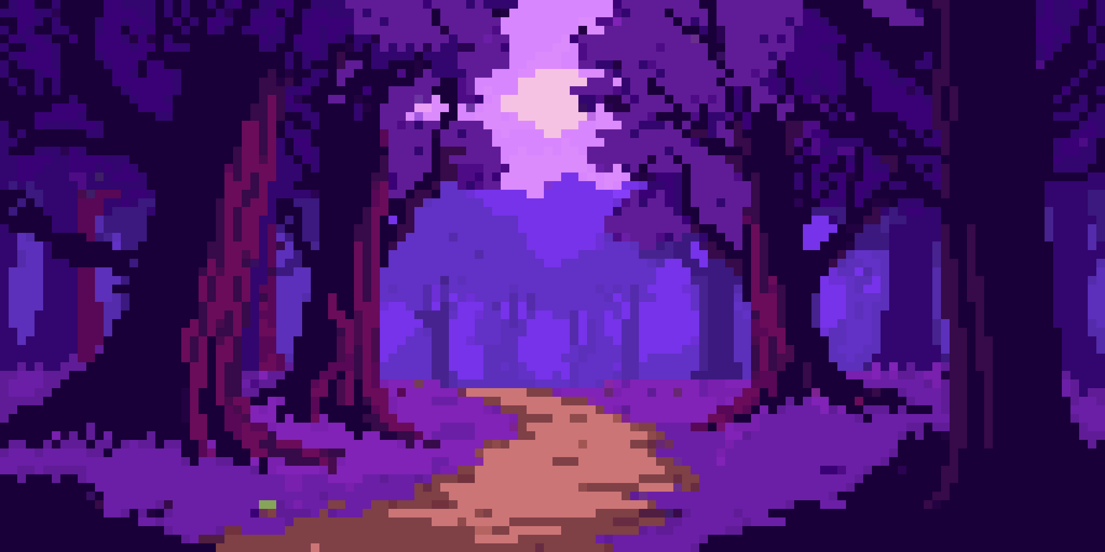 Pixel art game background environment by Golam Sayon Ahamed — atmospheric scene with layered depth for side-scrolling game