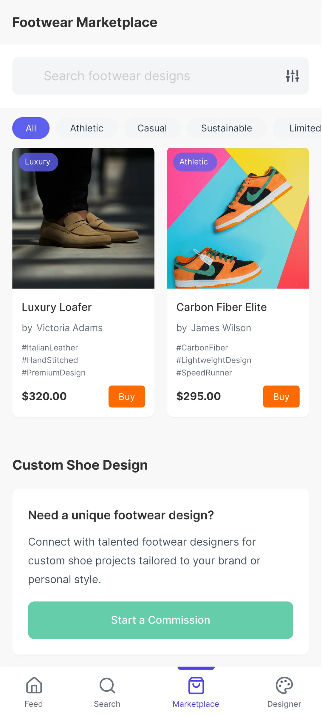Forge buyer checkout view by Golam Sayon Ahamed — simple purchase path from product page to confirmation